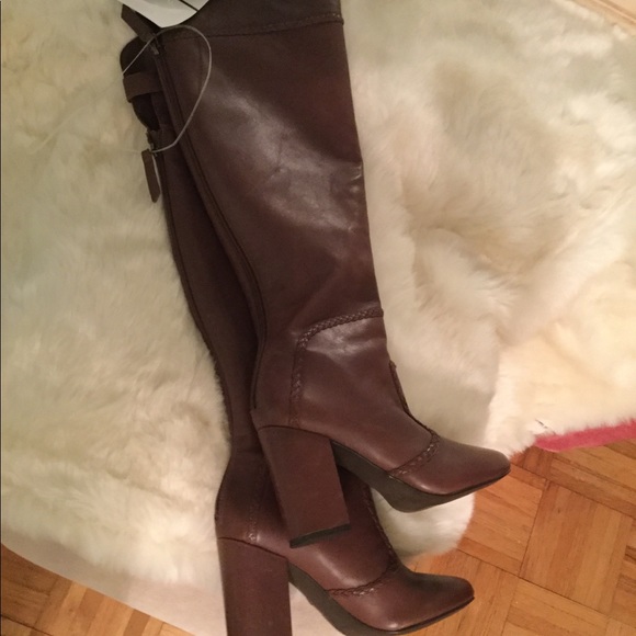🆕Nine West Jena leather over-the-knee boots♥️ - Picture 2 of 7
